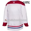Camisola Montreal Canadiens Blank Adidas Branco Authentic - Criança